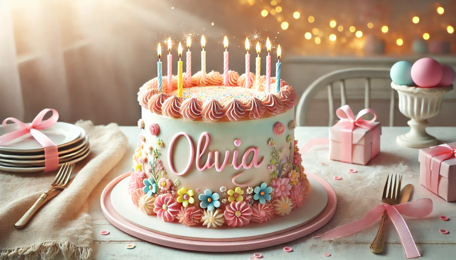 Olivia nimepäevatordi nautimine